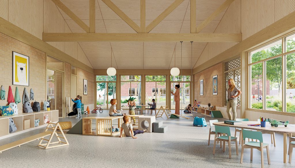 Image for VilliersLeBel-GroupeScolaire-VueSallMotricite1
